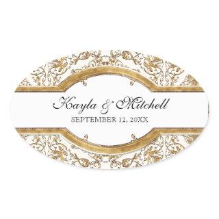 Black Tie Elegance 2, Golden Matching Sticker Seal