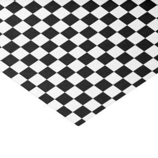 Black & White Checker  Tissue Paper