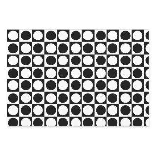 Black White Checkered Polka Dots   Sheets