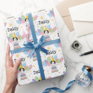 Black White Goldendoodle Dog Birthday