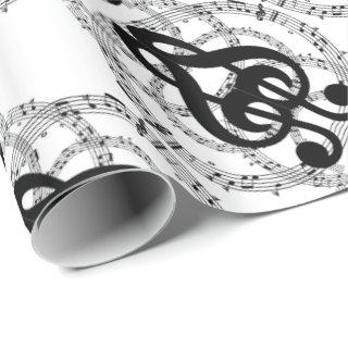 Black & White Mirror Image Music
