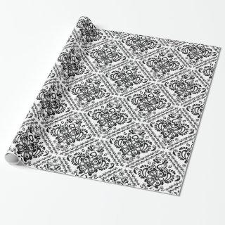 Black & White Ornate Vintage Damasks