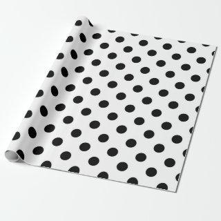 Black & White Polka Dots Dot Chic Pattern