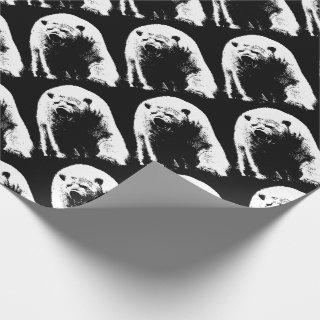 Black & White Pop Art Polar Bear