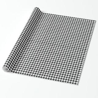 Black White Small Houndstooth Check