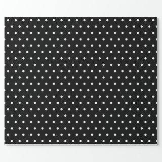 Black & White Small Polka Dot Party Christmas gift