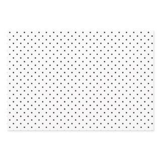Black & White Small Polka Dot Party or Christmas  Sheets