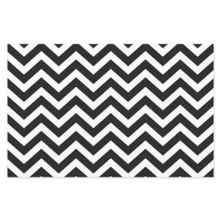 Black & White Thick Chevron Cardstock