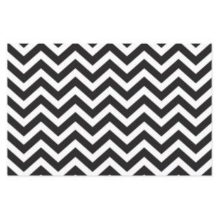 Black & White Thick Chevron Cardstock