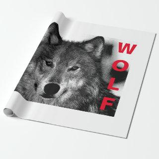 Black & White Wolf Eye Artwork