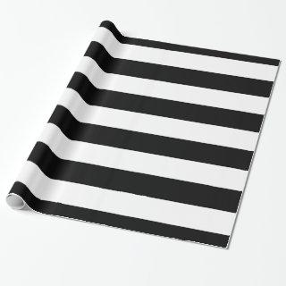 Black, White XL Stripes Pattern