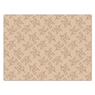 Black Witch of Stars Halloween Tissue Paper