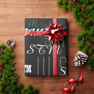blackandwhite personalized initials or brand