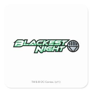 Blackest Night Logo 2 Square Sticker