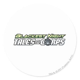 Blackest Night Tales of the Corps Classic Round Sticker