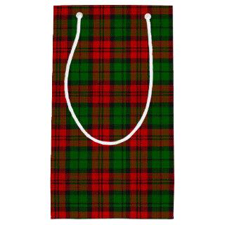 Blackwatch Campbell Tartan Red Green Plaid Small Gift Bag