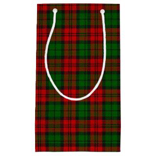 Blackwatch Campbell Tartan Red Green Plaid Small Gift Bag