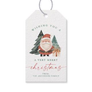 BLAIR Scandinavian Santa Christmas Tree Holiday Gift Tags