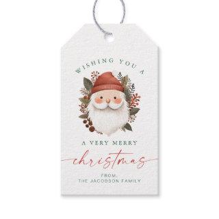 BLAIR Scandinavian Santa Face Christmas Holiday Gift Tags