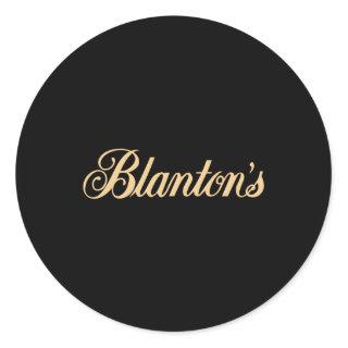 Blanton'S Small Batch Kentucky Bourbon Whiskey Classic Round Sticker