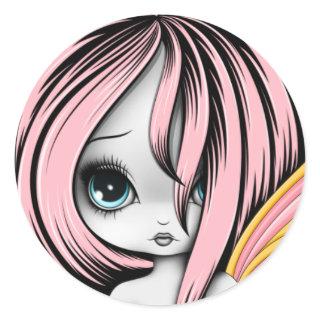 Bleeding Heart Fae Stickers4 Classic Round Sticker