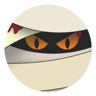 Bleeding Mummy Classic Round Sticker