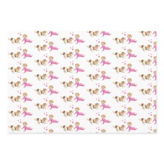 Blenheim Cavalier King Charles Spaniel and Baby  Sheets