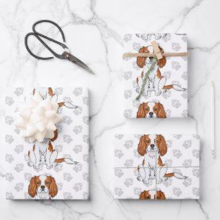 Blenheim Cavalier King Charles Spaniel Pattern  Sheets