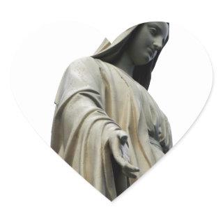 Blessed Virgin Mary Heart Sticker