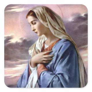 Blessed Virgin Mary - Mother of God Square Sticker