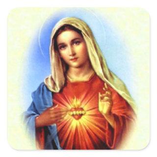 Blessed Virgin Mary - Mother of God Square Sticker