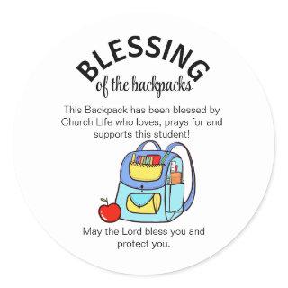 Blessing of the backpacks gift tags