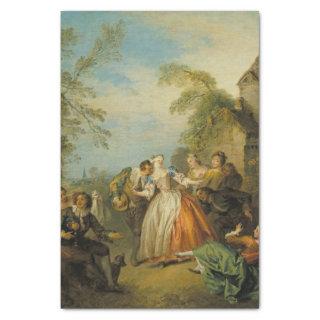 Blind Man's Buff by Jean-Baptiste Pater Tissue Paper