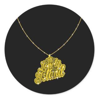Bling Small Classic Round Sticker
