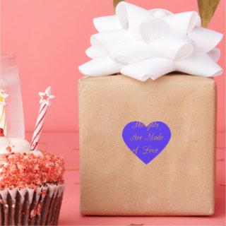 Blissful Reflections: Good Thoughts of Love Heart Sticker