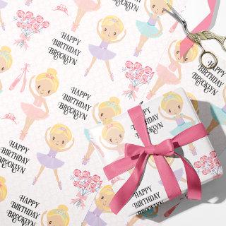 Blonde Ballerina Personalized