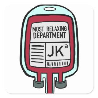 Blood Bank Most Calming Sticker