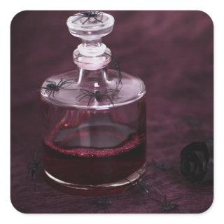 Blood Decanter Square Sticker