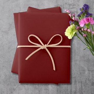 Blood Red Solid Color | Classic | Elegant   Sheets