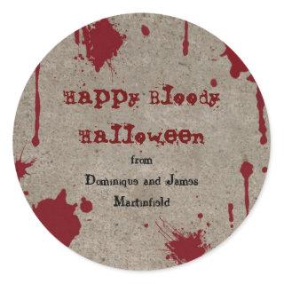 Bloody Halloween sticker
