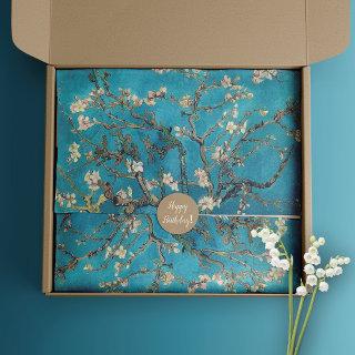 Blossoming Almond Tree Branches Van Gogh Tissue Paper