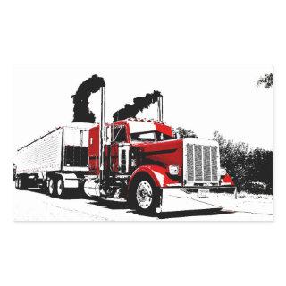 Blowing Through Peterbilt v2 Stickers