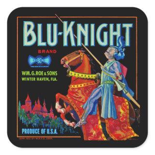 Blu Knight Fruit Label