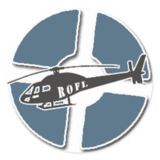 BLU RoFL Copter Sticker