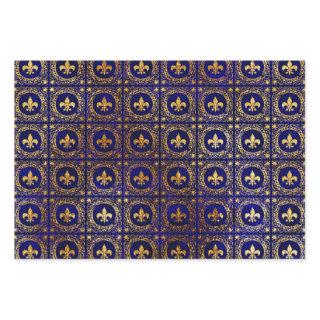 Blue and Gold Fleur-de-lis  Sheets