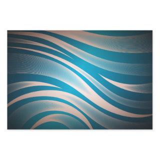 Blue And Gray Wavy Stripes  Sheets