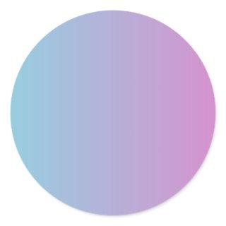 Blue and purple ombre colors gradient Sticker