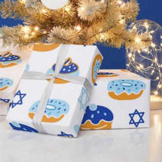 Blue and White Jelly Donut Hanukkah