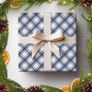 Blue and White Plaid