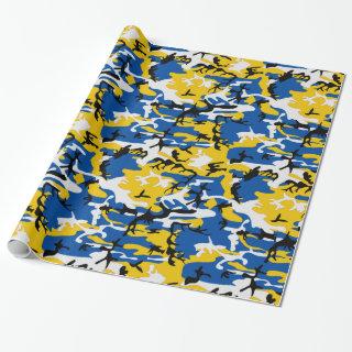 Blue and Yellow Camo